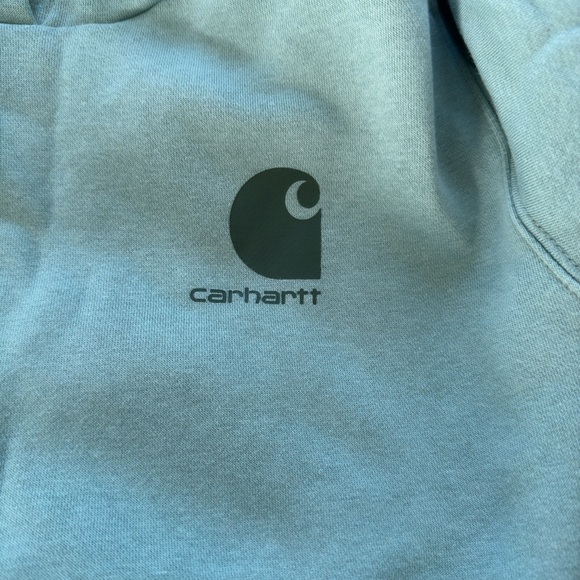 Carhartt green hoodie. (Big kids) - Picture 3 of 10
